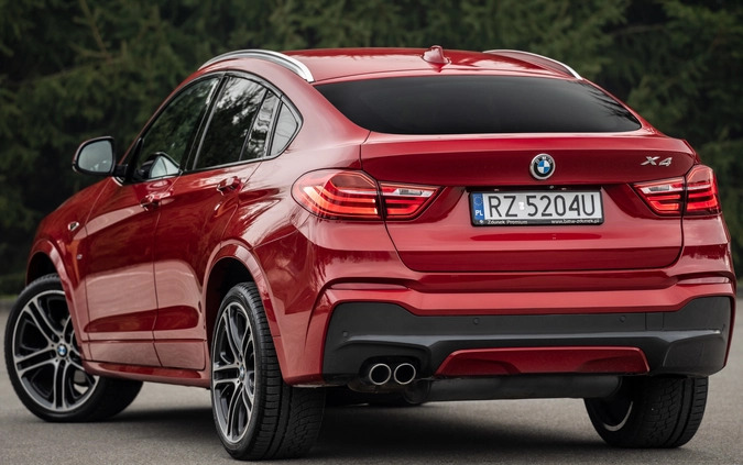 BMW X4 cena 124000 przebieg: 75000, rok produkcji 2015 z Brzozów małe 781